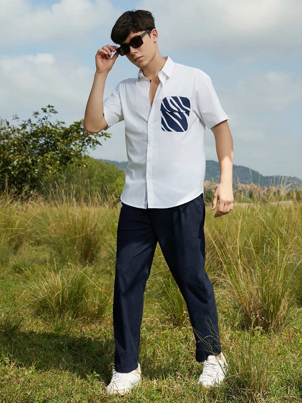Zebra-Block Shirt