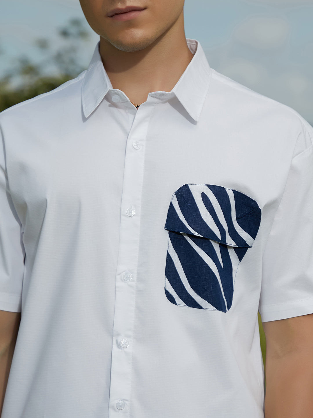Zebra-Block Shirt