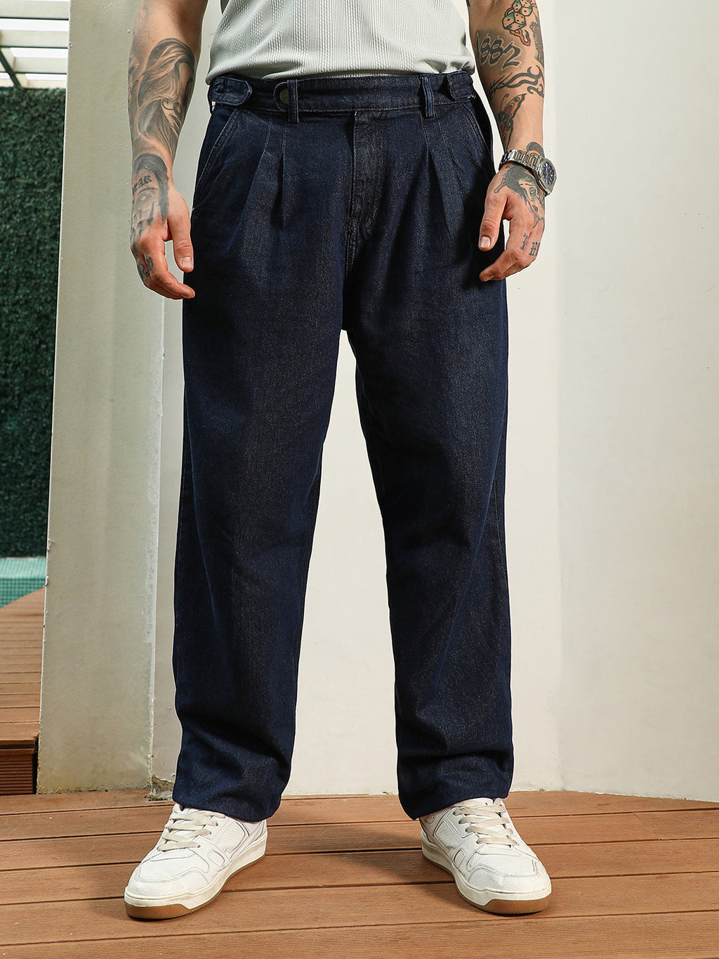 Dark Indigo Denim Jeans