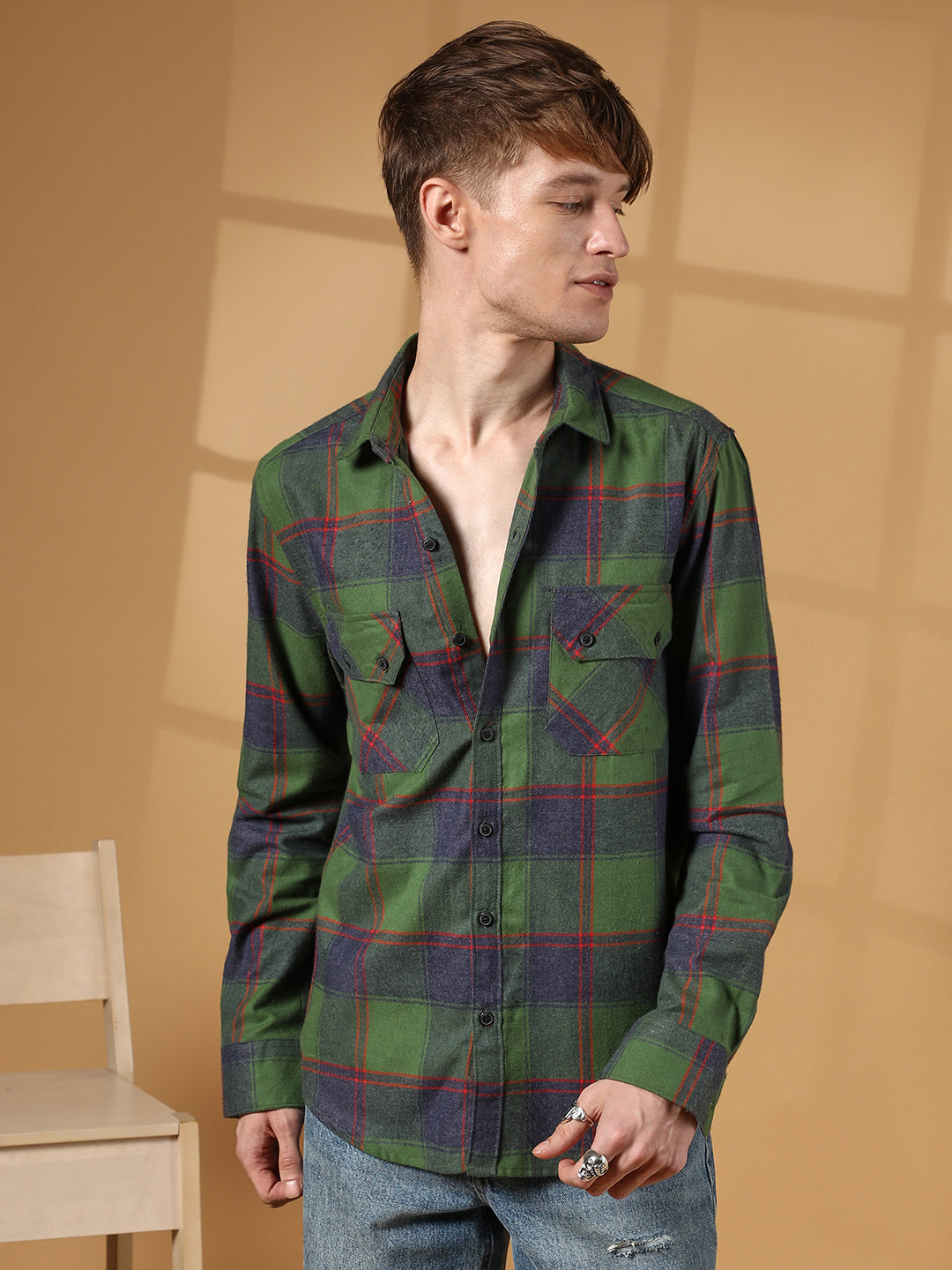 Check Utility Shirt