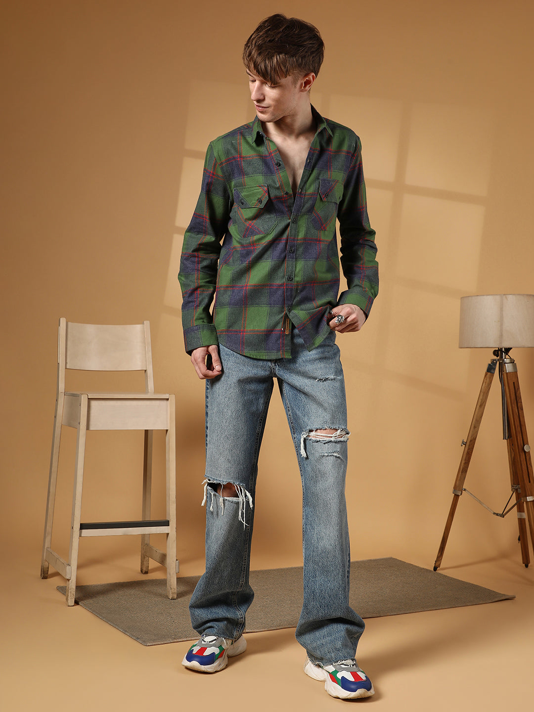 Check Utility Shirt