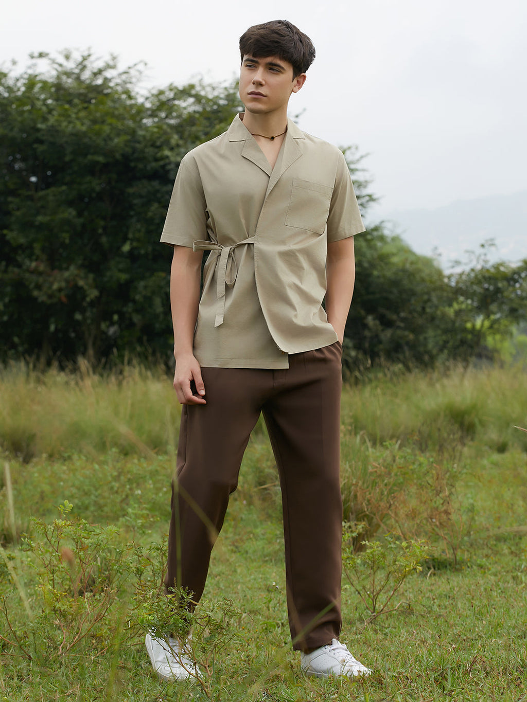 Korean Wrap Shirt
