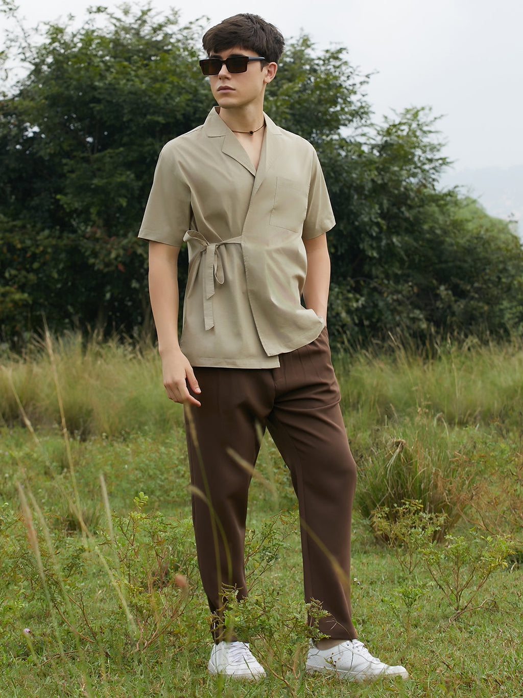 Korean Wrap Shirt