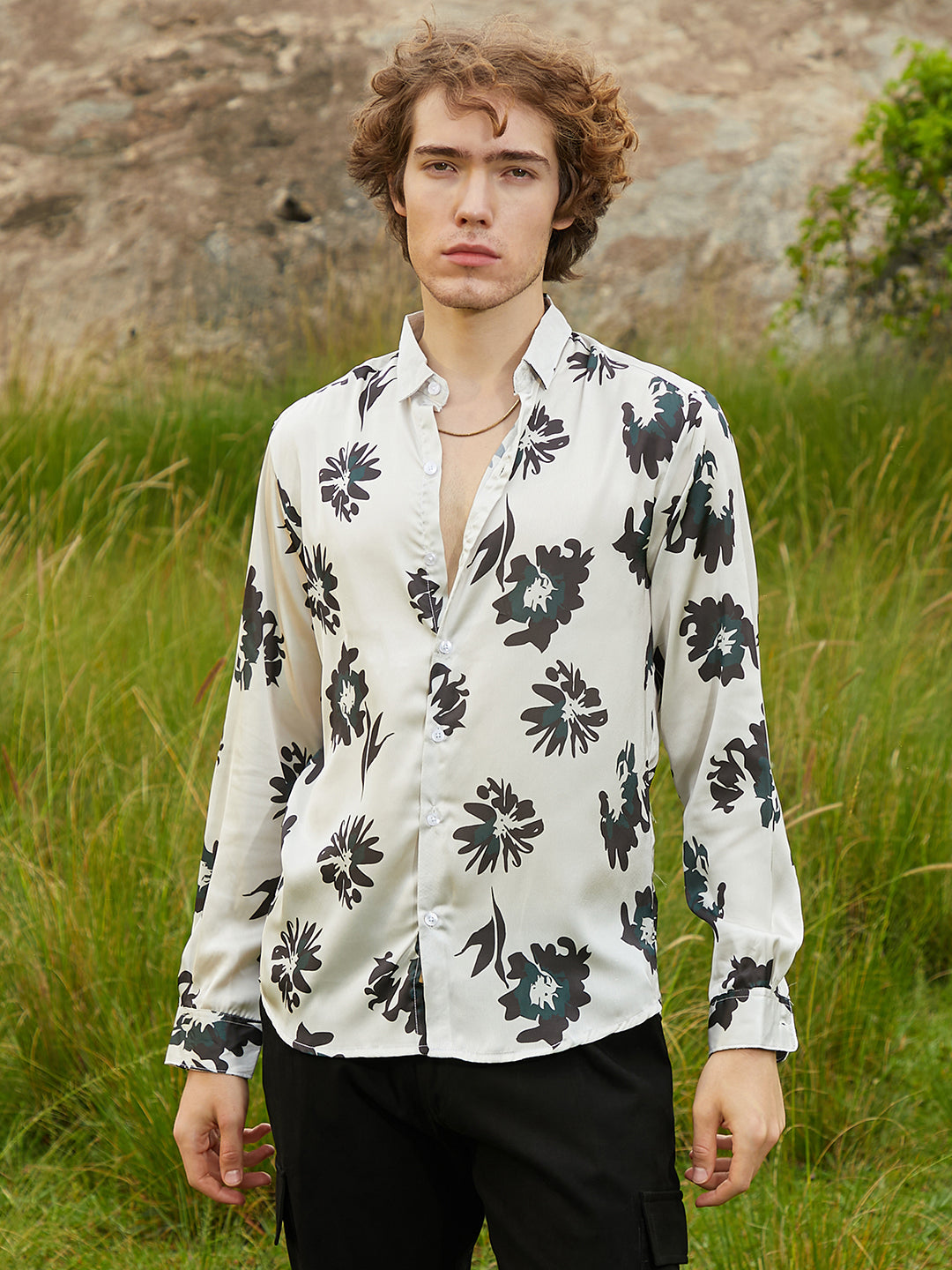 Flora-Stamp Shirt
