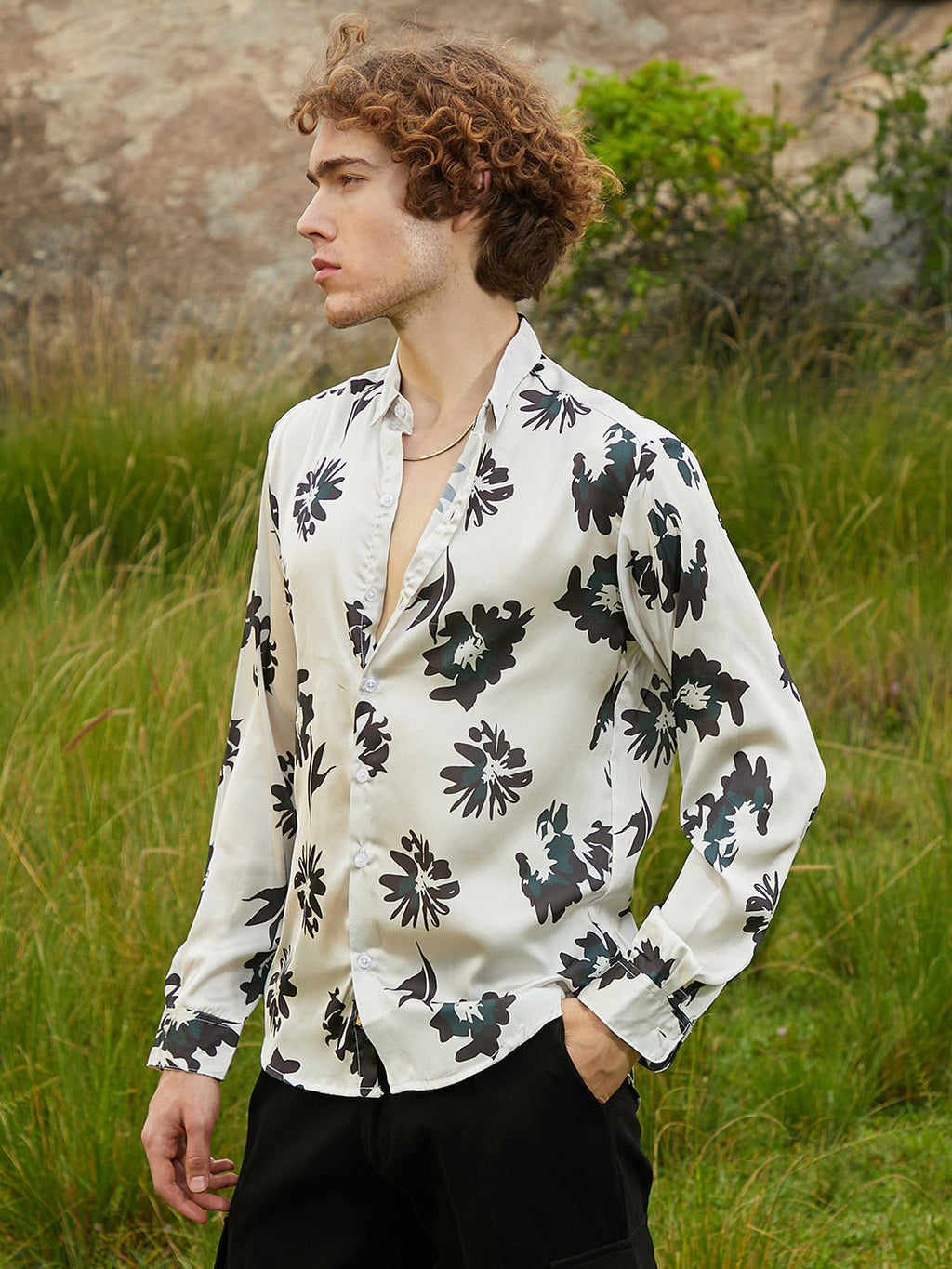 Flora-Stamp Shirt