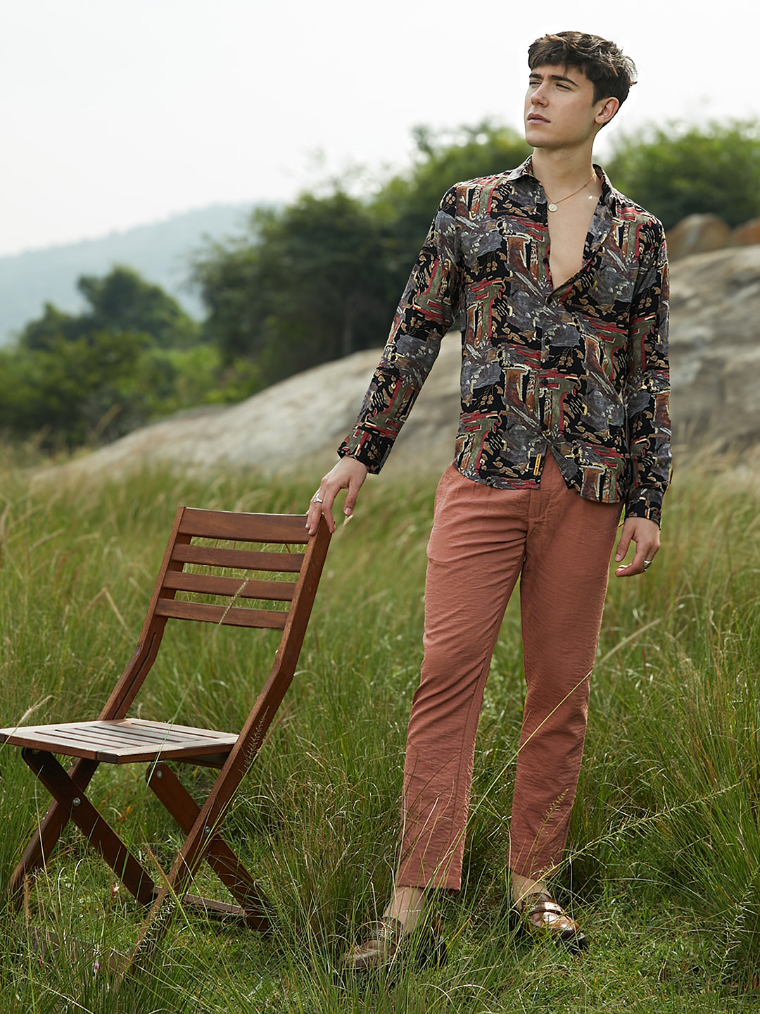 Impressionistic Foliage Shirt