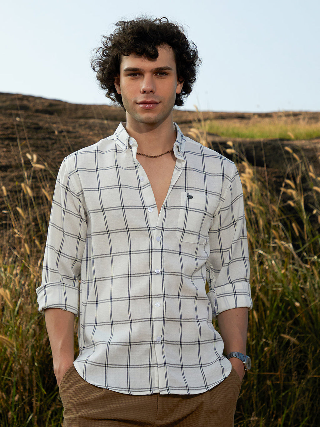 BiGraph-Check Shirt