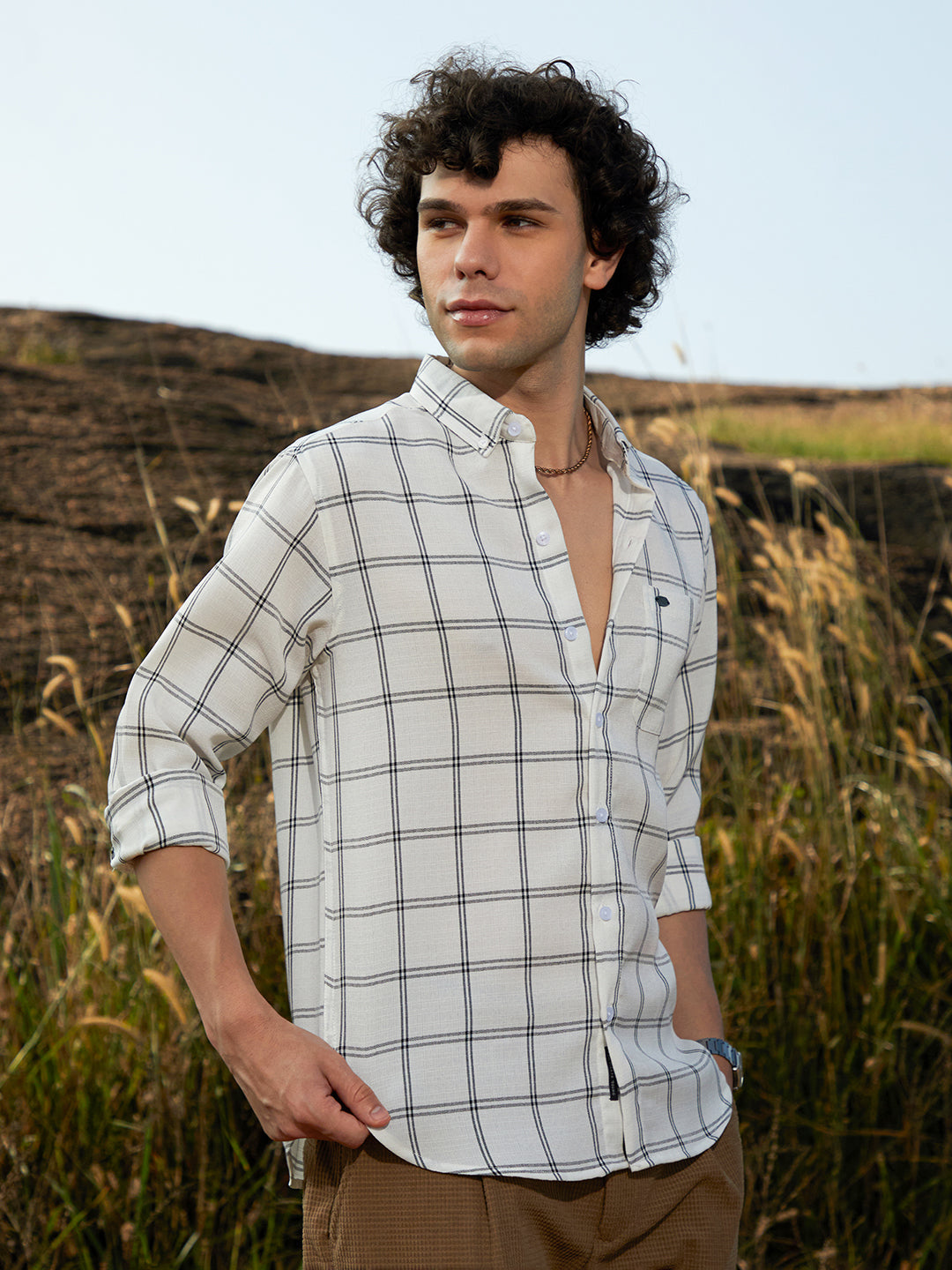 BiGraph-Check Shirt
