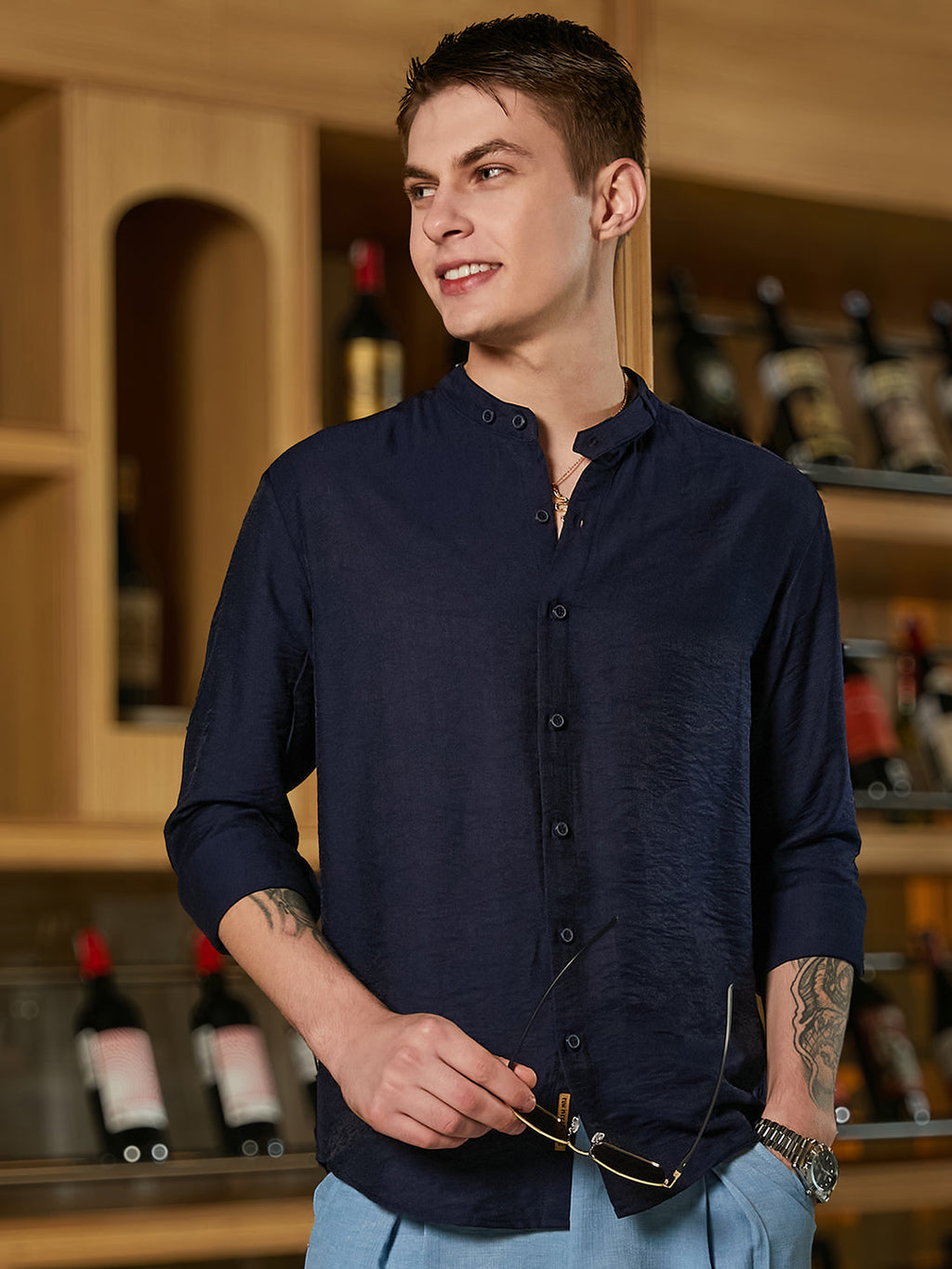Breezy Mandarin Shirt