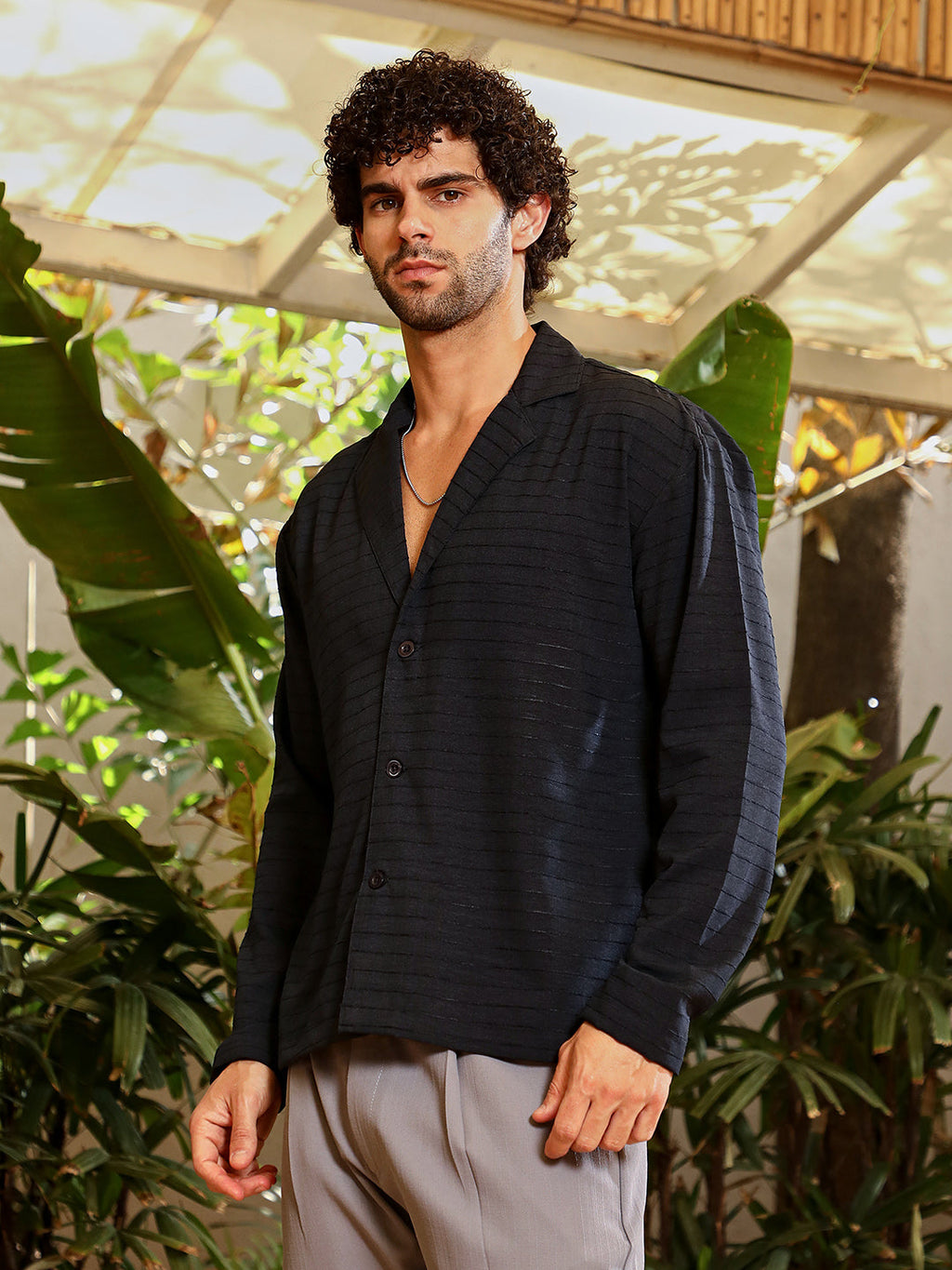 Striped Cuban Shirt