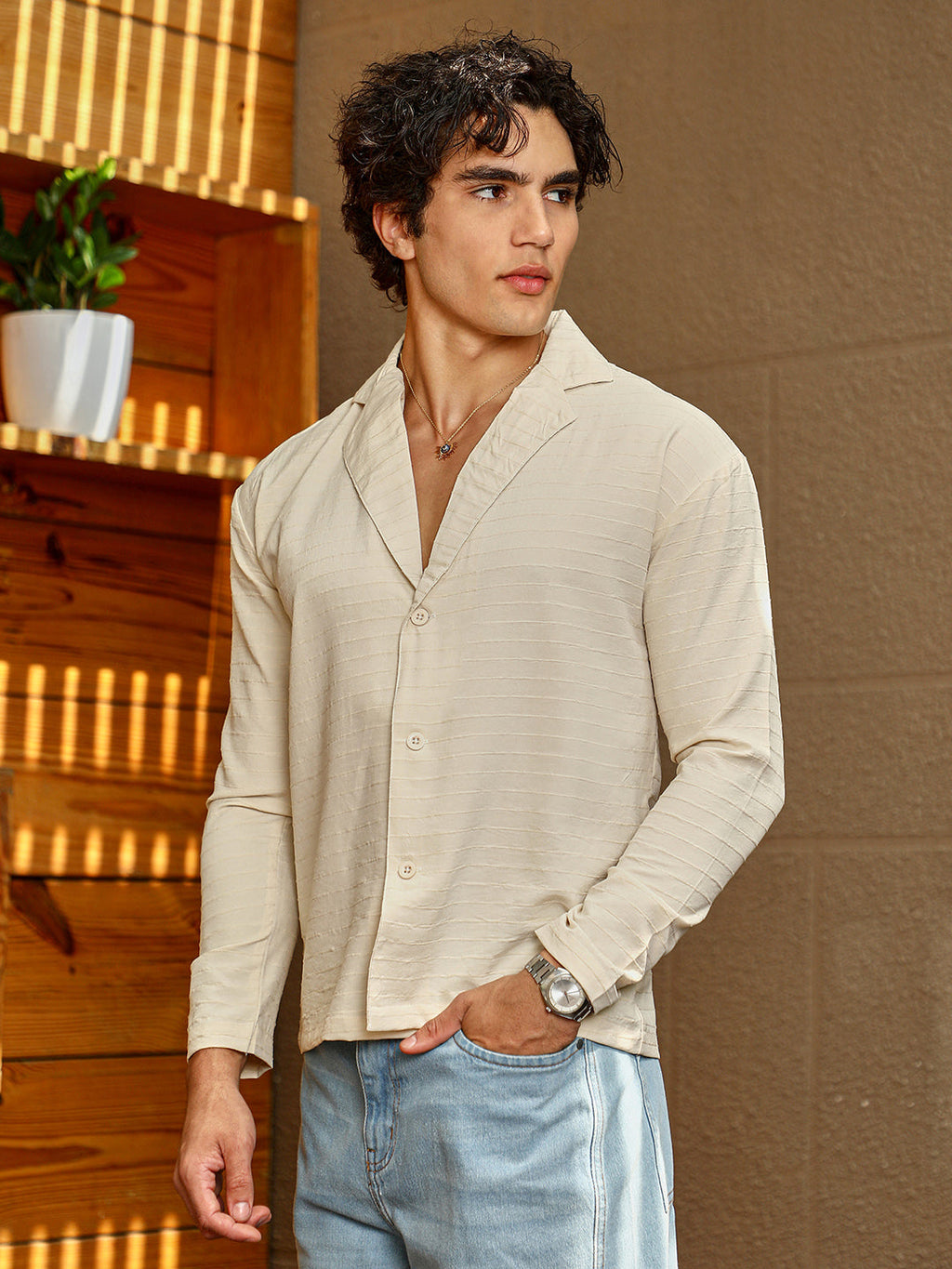 Striped Cuban Shirt