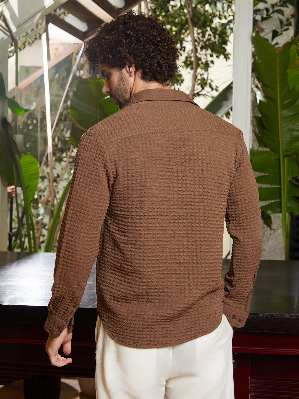 Ellipse-Lined Shirt