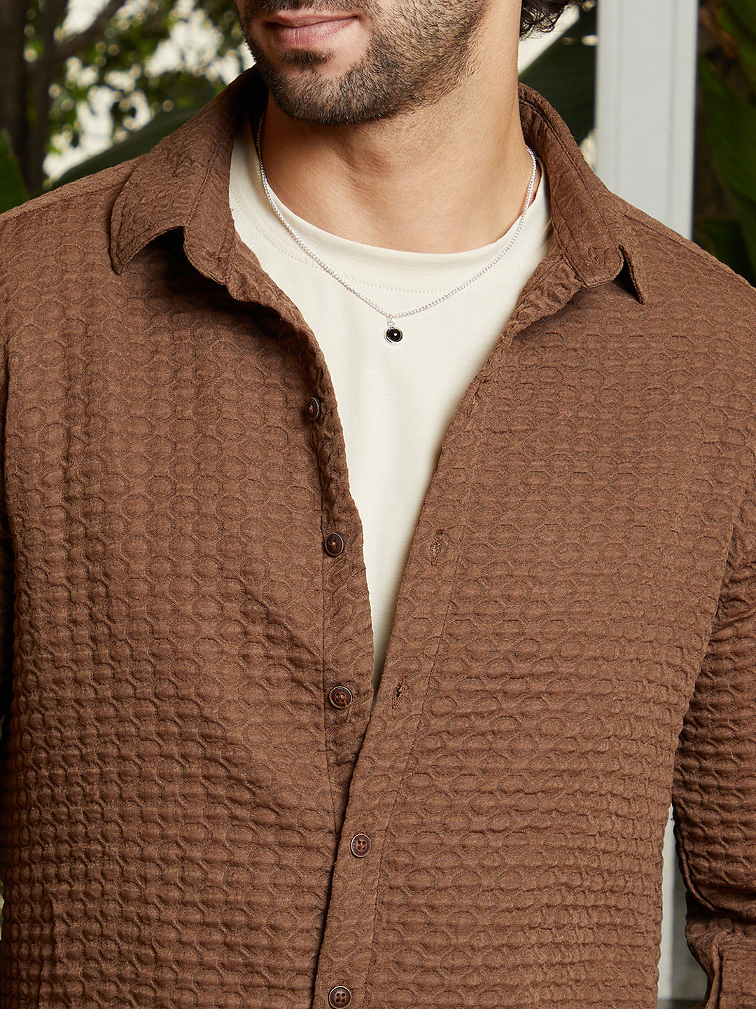 Ellipse-Lined Shirt