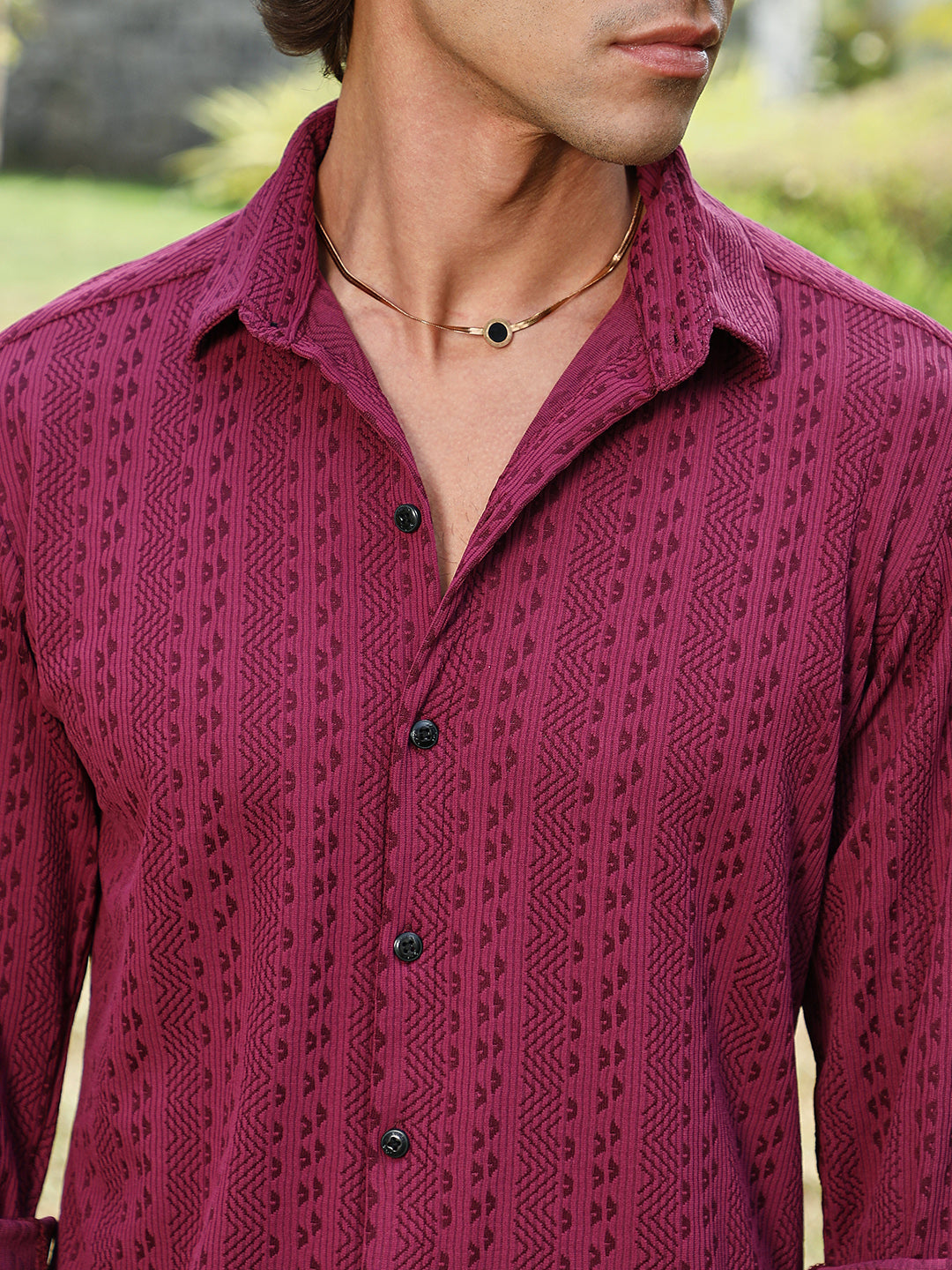 Chevron-Loop Shirt