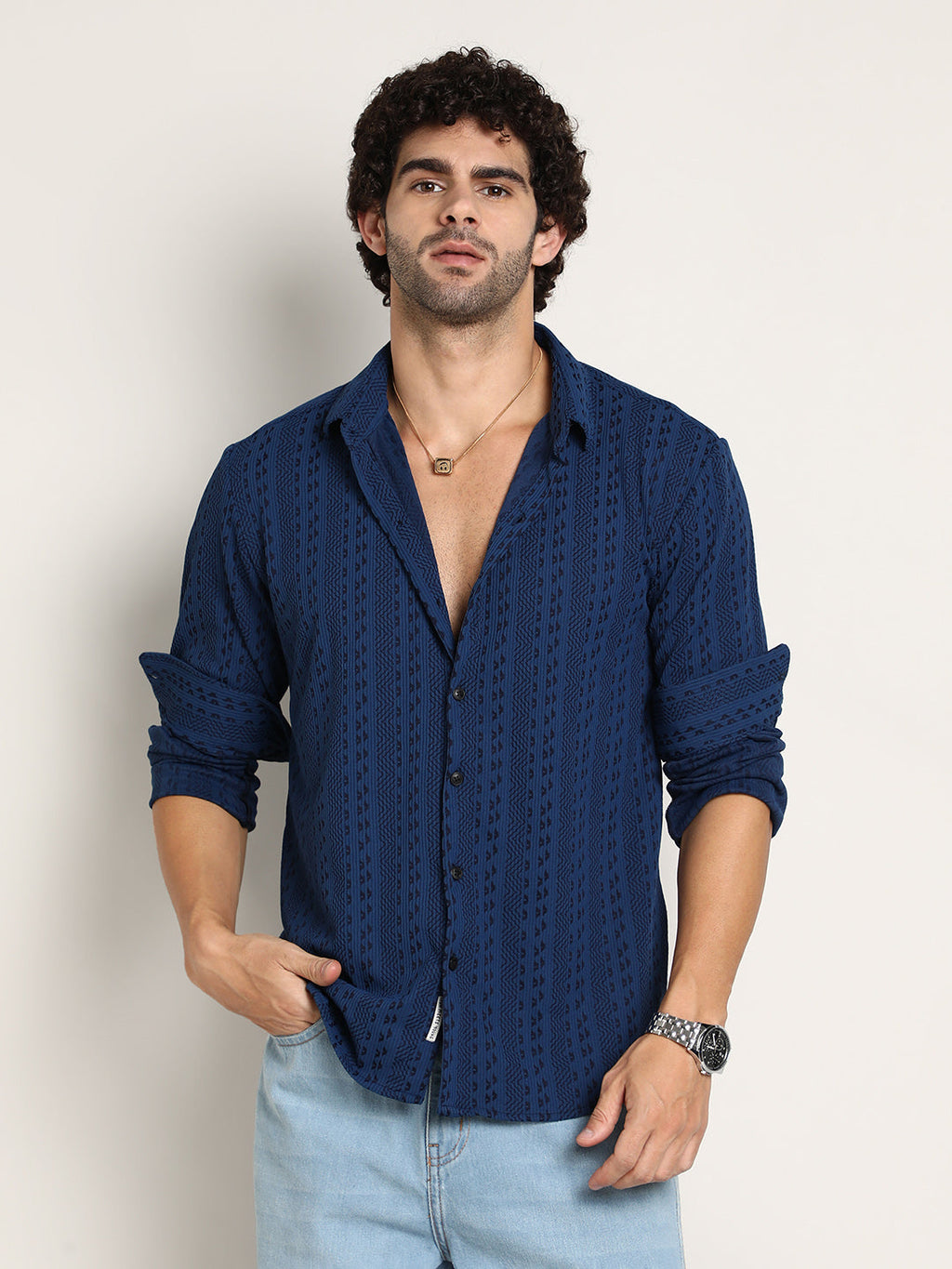 Chevron-Loop Shirt