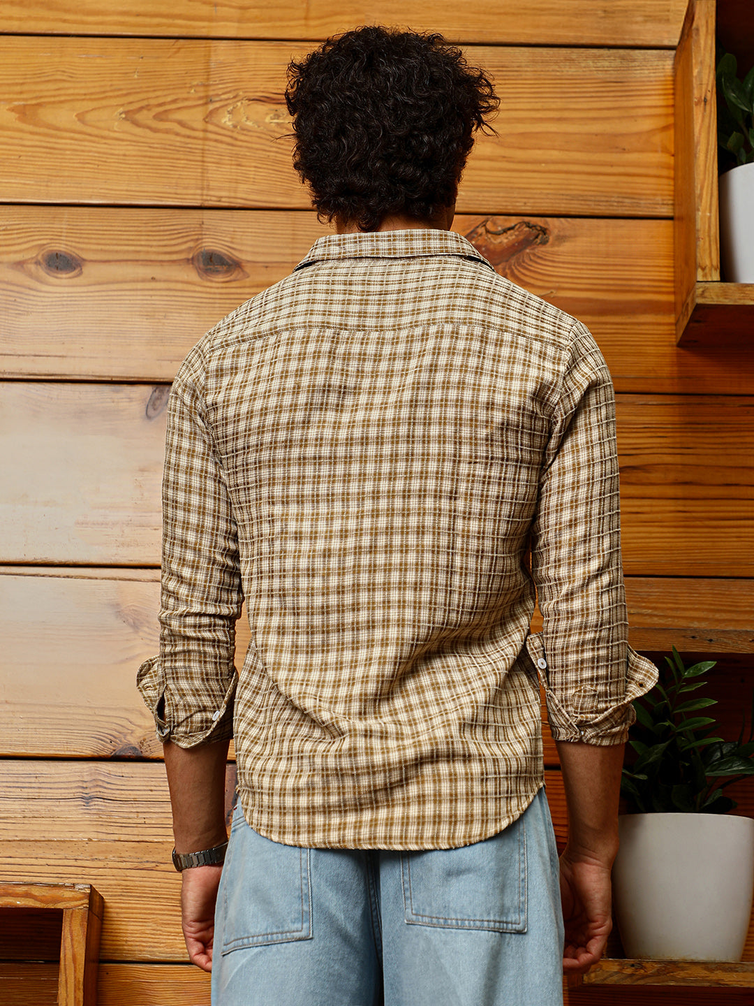Micro-Plaid Shirt