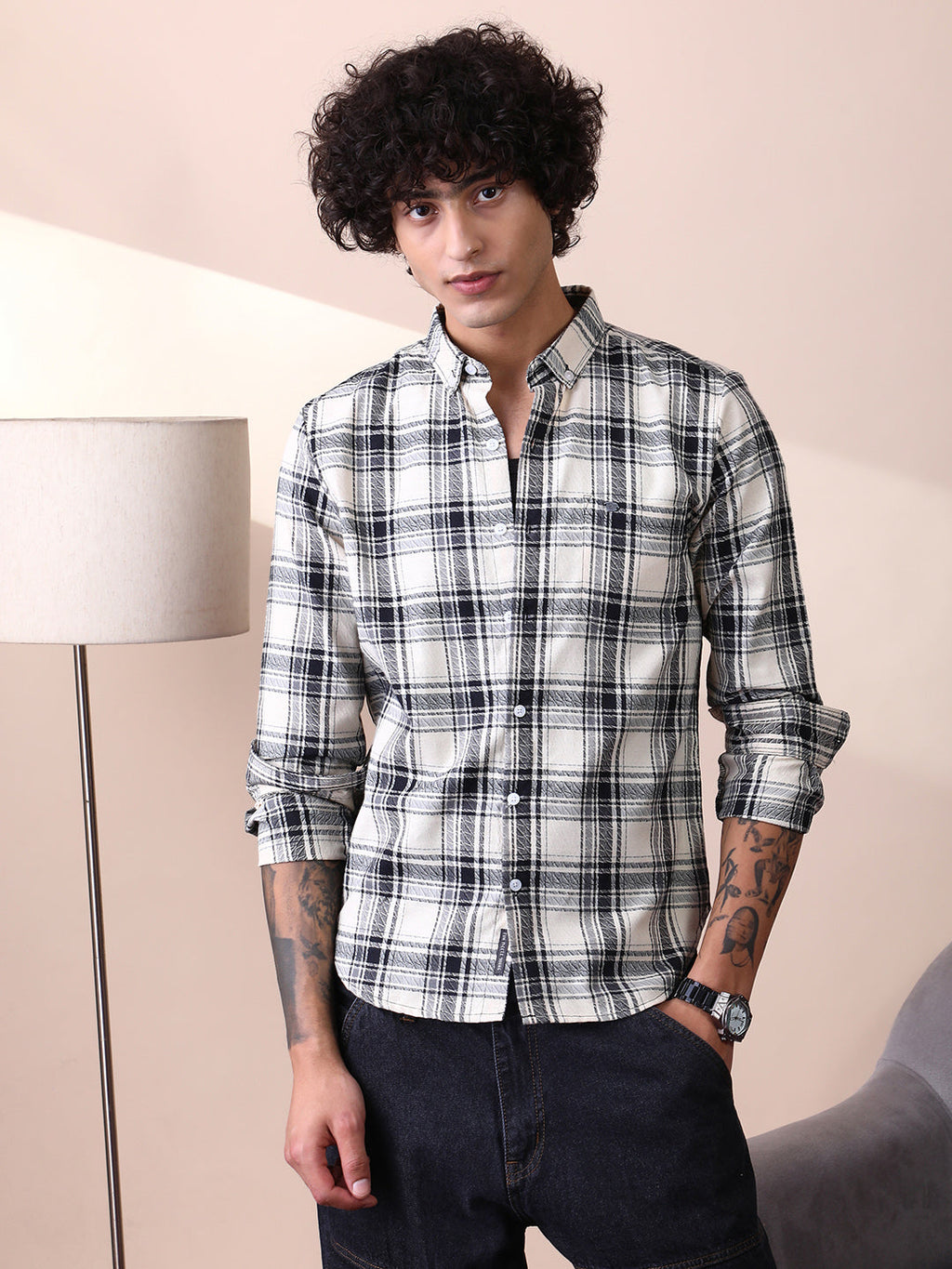 Halo-Graph Regular Shirt