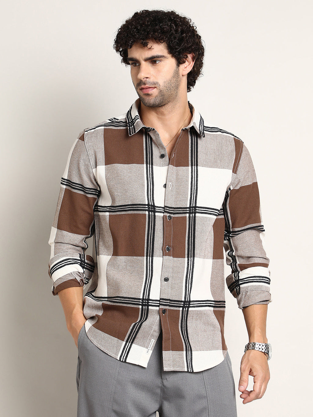 Overlap Buffalo Shirt