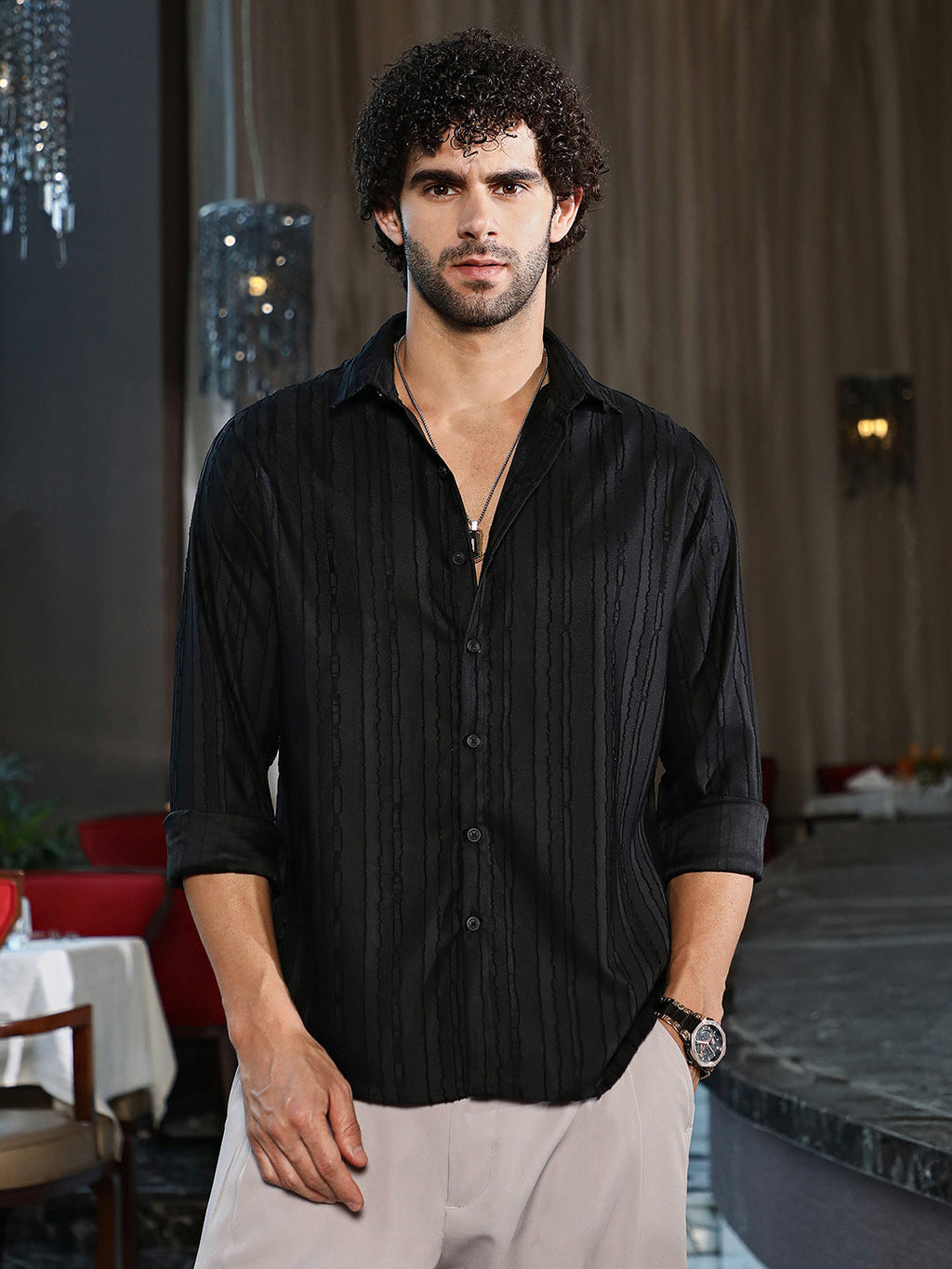 Ripple-Edge Shirt