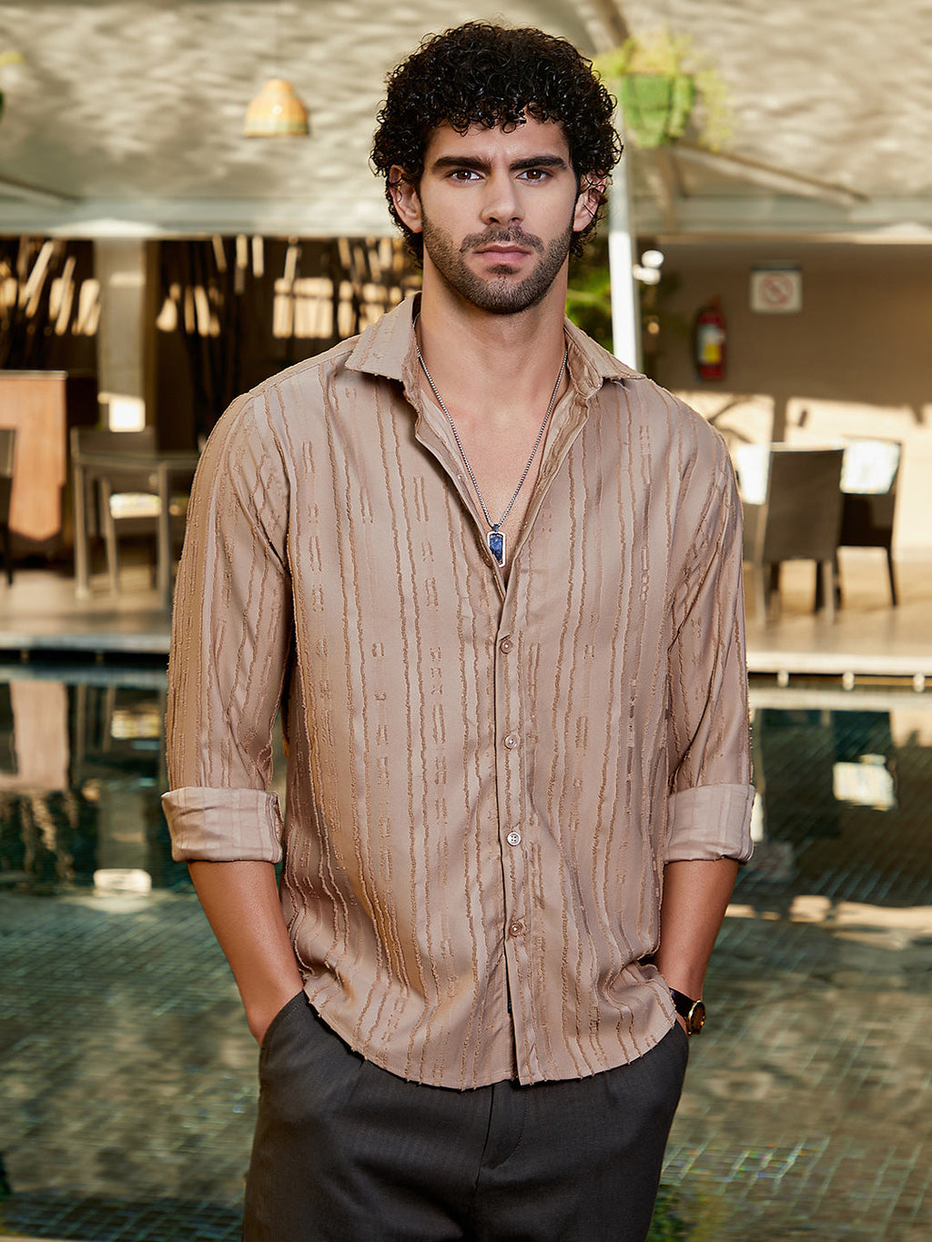 Ripple-Edge Shirt