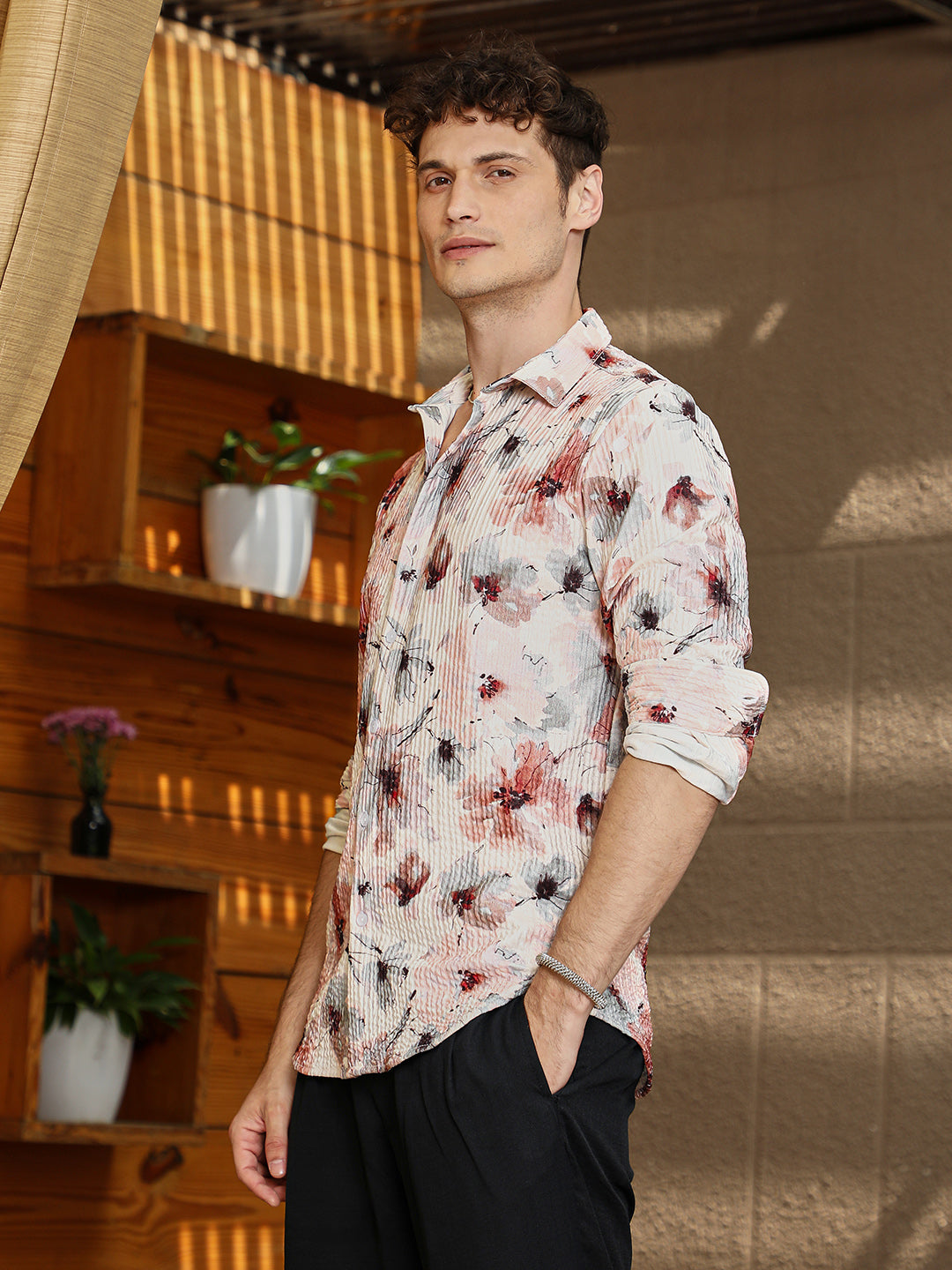 Stained-Flora Shirt