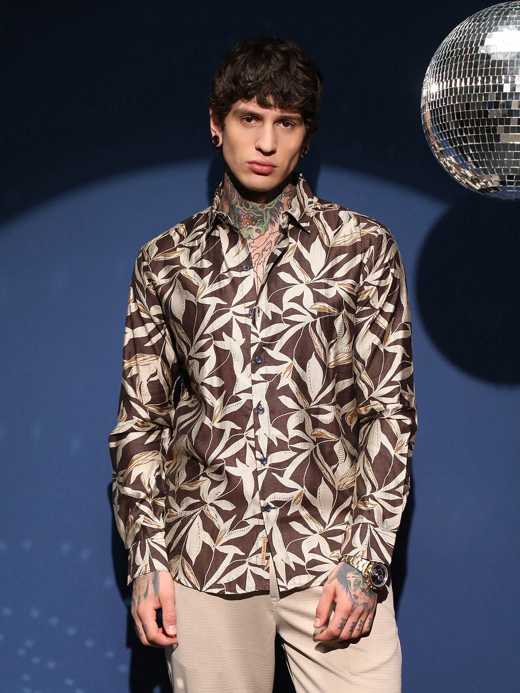Flore Noir Shirt