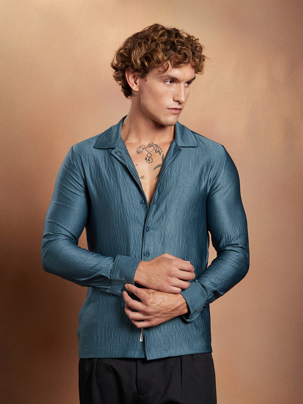 Satin Cuban Shirt