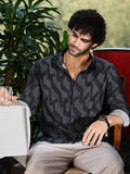 Pinstriped-Track Regular Shirt
