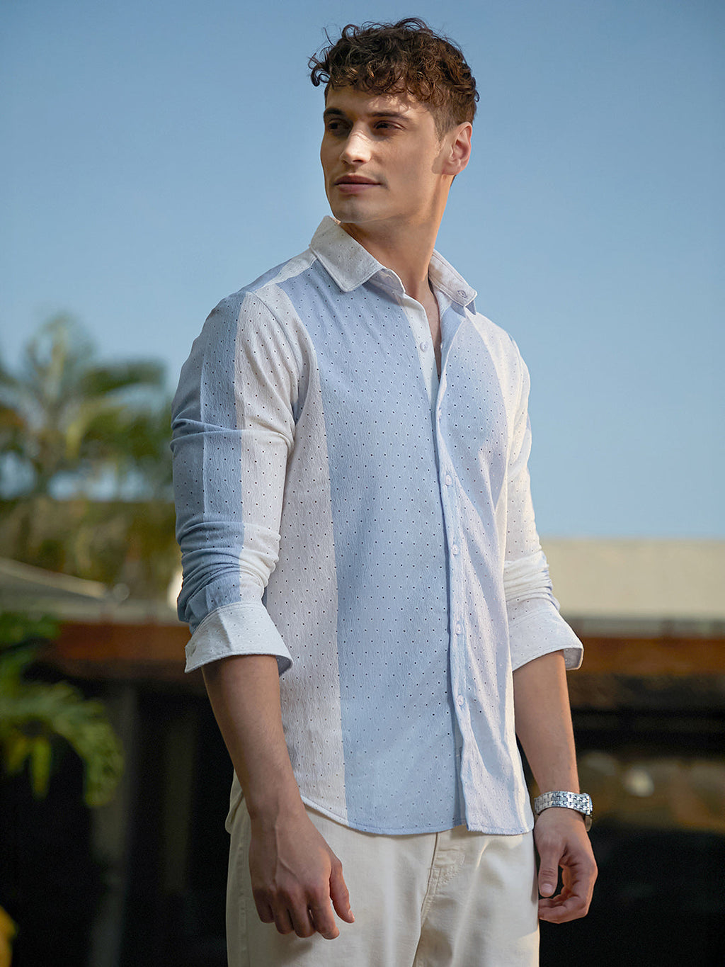Panel-Tactile Shirt