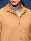Rhombus-Texture Shirt