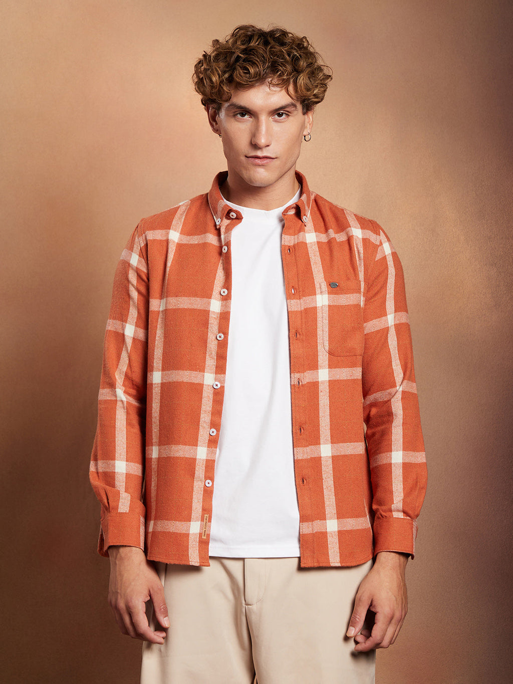 Shepherd-Check Regular Shirt
