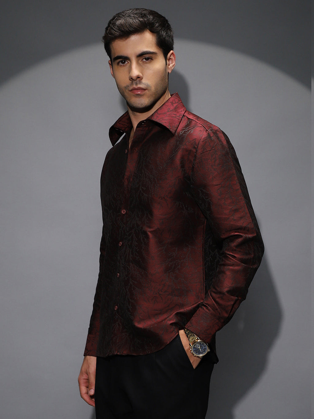 Foliage-Woven Shirt