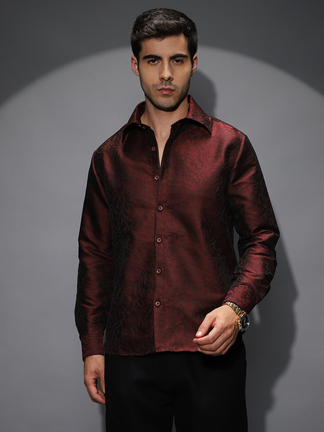 Foliage-Woven Shirt