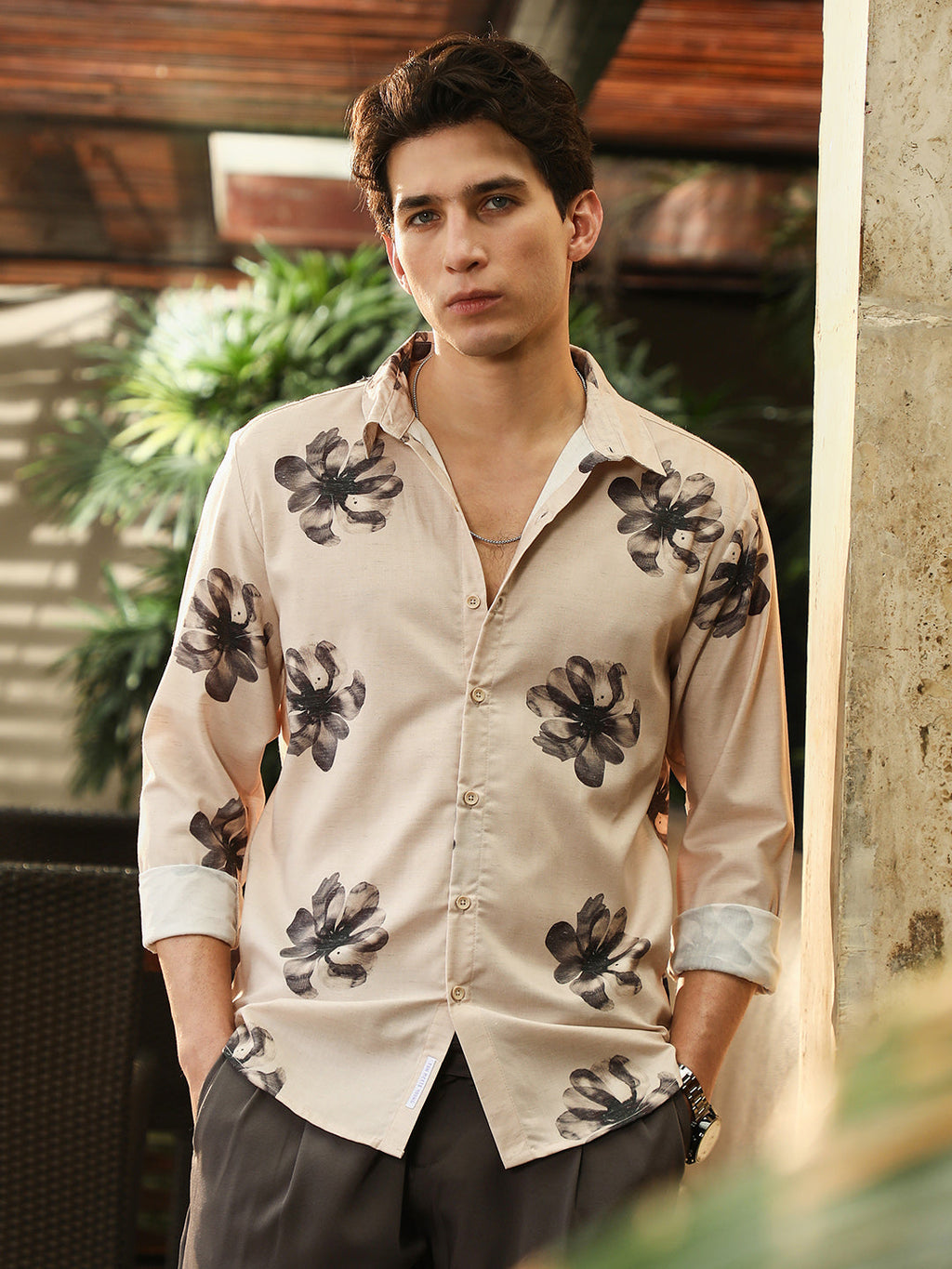 Withering Flora Imprint Shirt