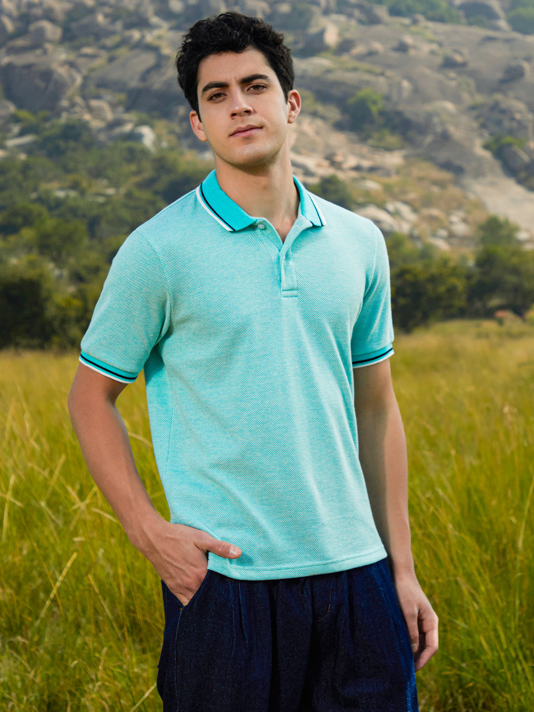 Multitrack Knit Polo T-Shirt