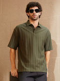 Spiralknot-Tactile Oversized Polo T-Shirt